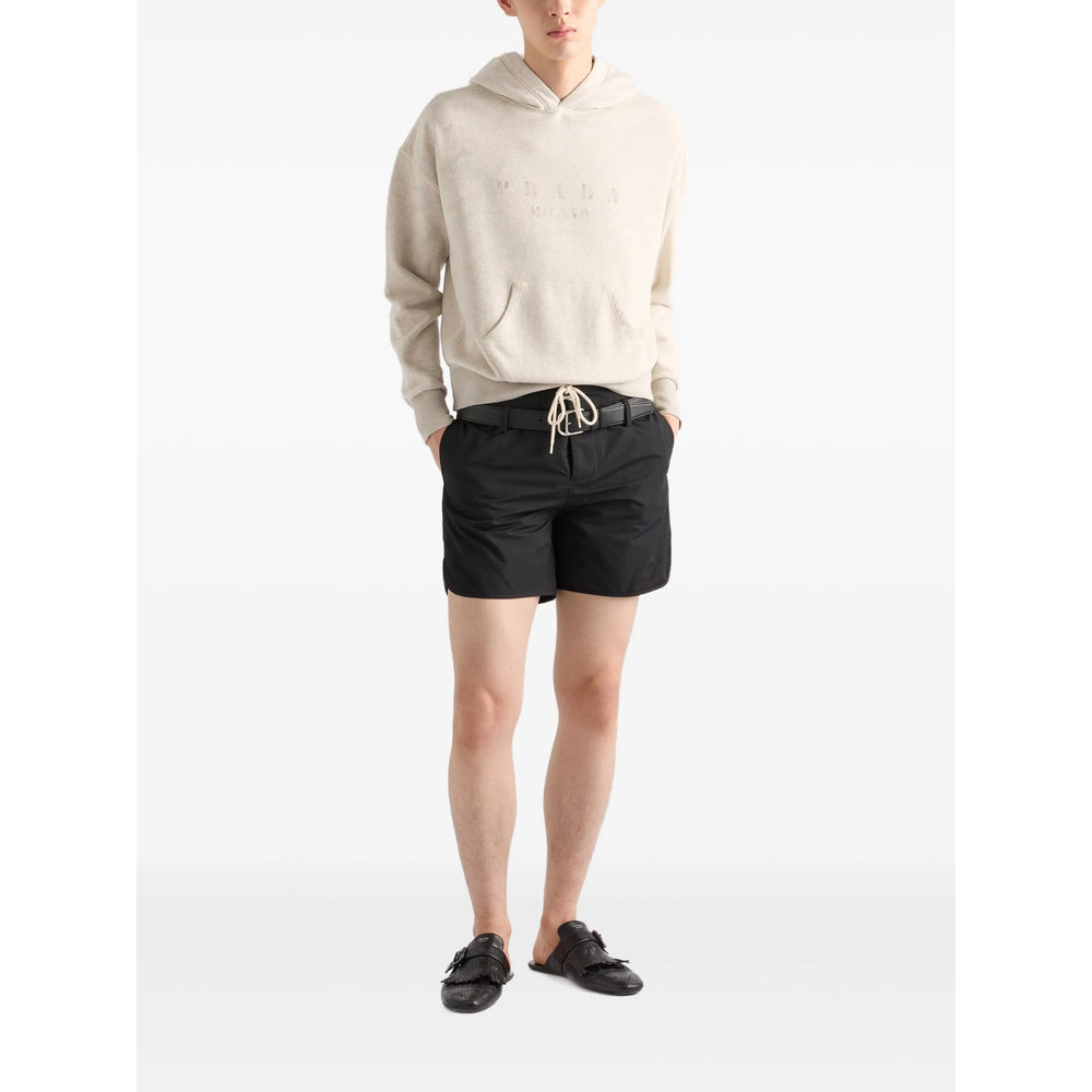 Prada White Sweaters & Knitwear - Hoodies Men