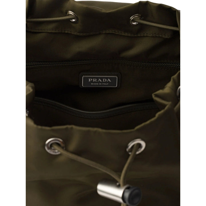 Prada Green Backpacks Men