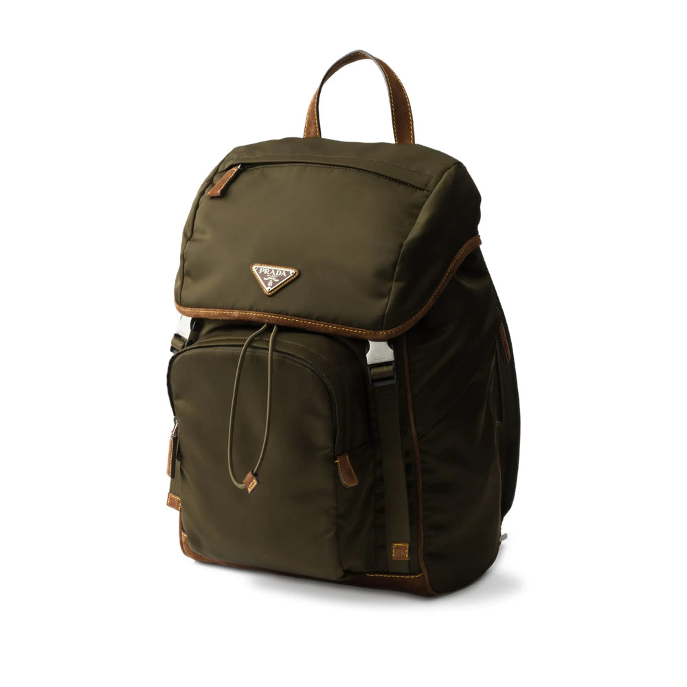 Prada Green Backpacks Men