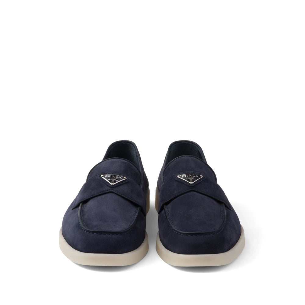 Prada Blue Loafers Men