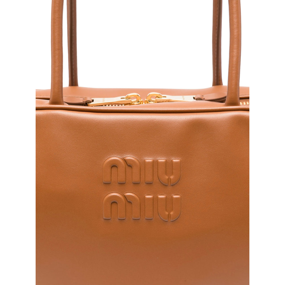 Miu Miu Brown Tote Bags Women