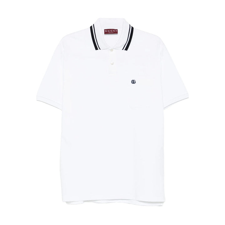Gucci White Polo Shirts Men