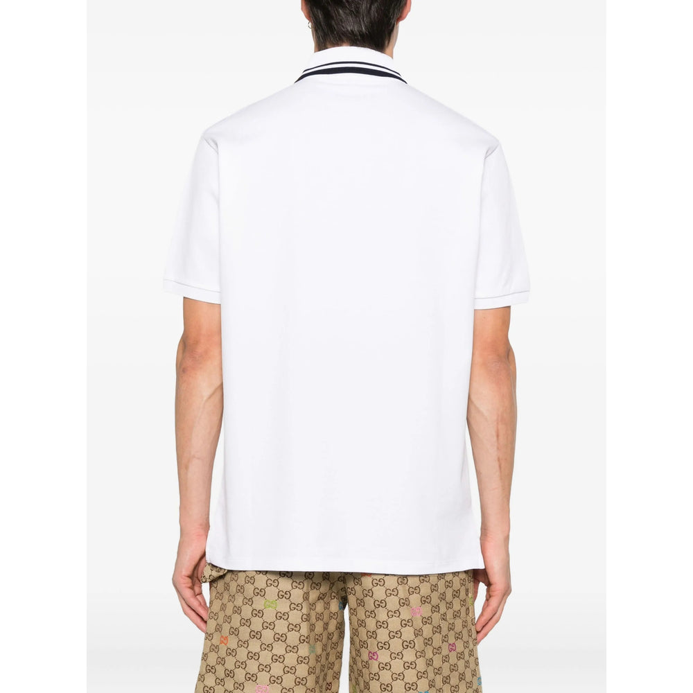 Gucci White Polo Shirts Men