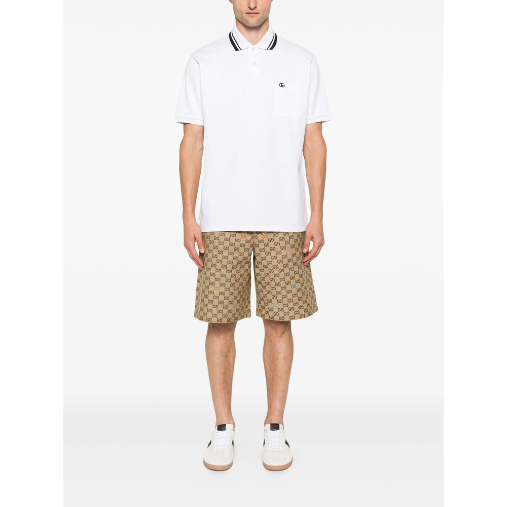 Gucci White Polo Shirts Men
