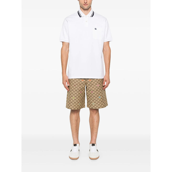 Gucci White Polo Shirts Men