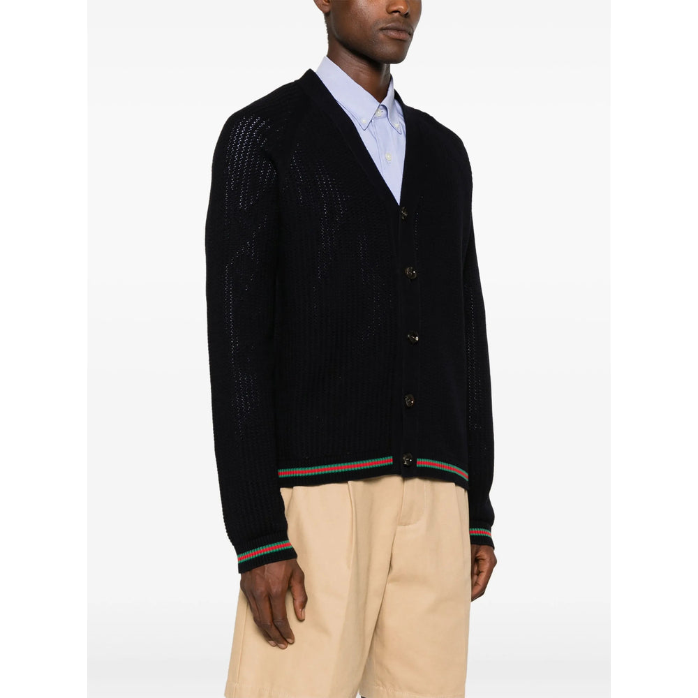 Gucci Blue Sweaters & Knitwear - Cardigans Men