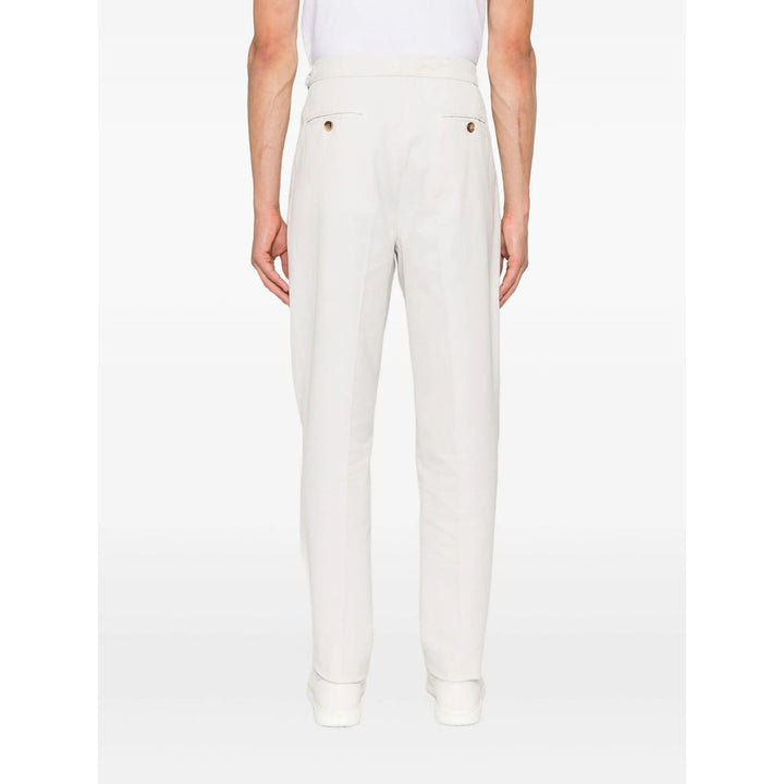 Brunello Cucinelli Neutrals Trousers - Tapered Trousers Men