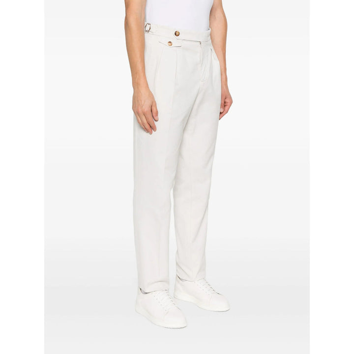 Brunello Cucinelli Neutrals Trousers - Tapered Trousers Men