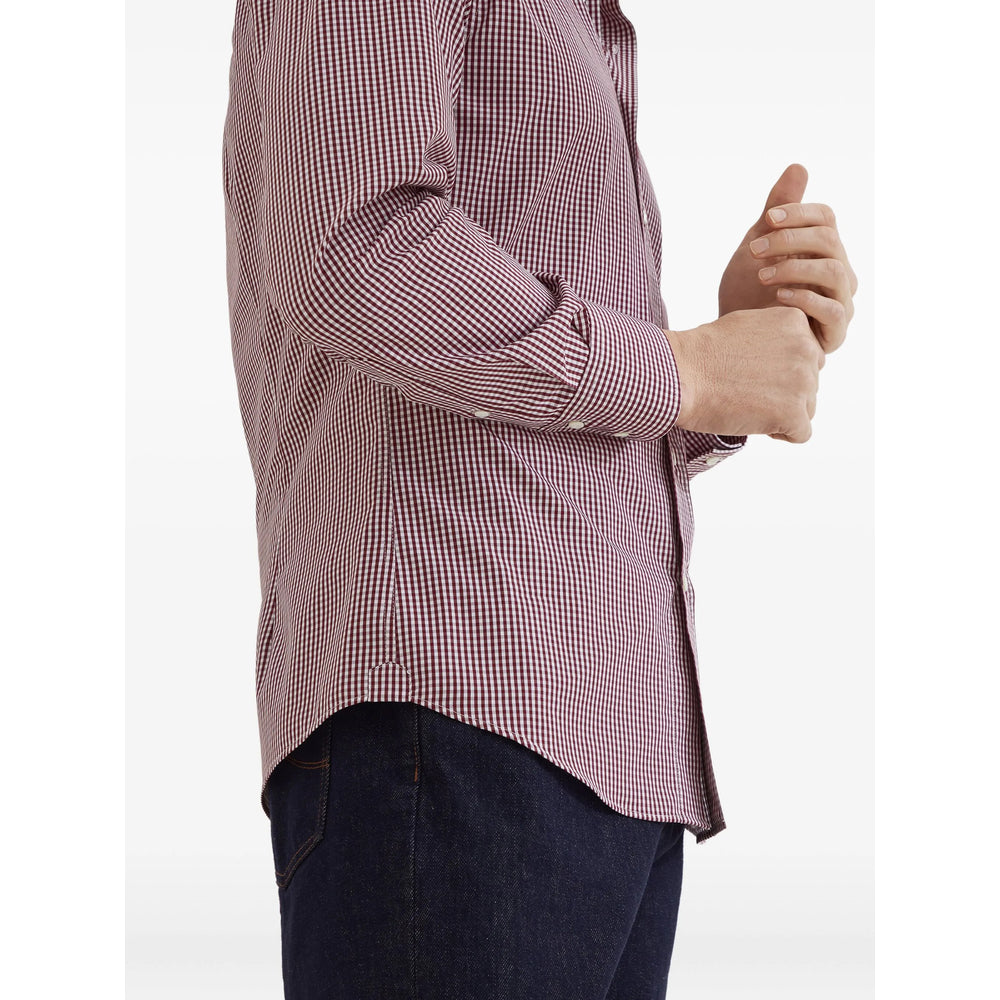 Brunello Cucinelli Red Shirts Men