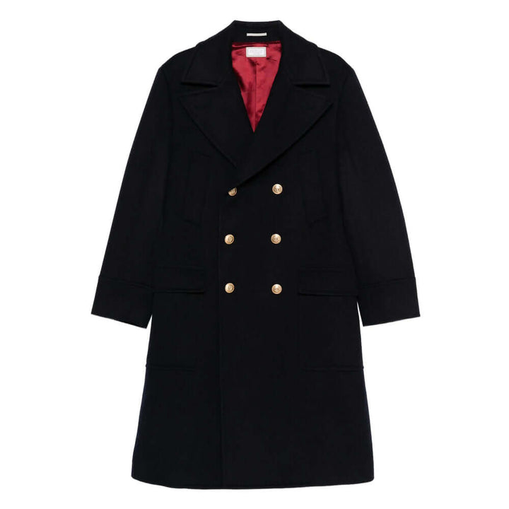 Brunello Cucinelli Blue Coats - Double Breasted Coats Men
