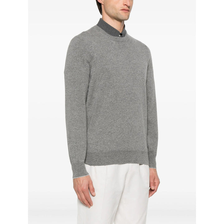 Brunello Cucinelli Grey Sweaters & Knitwear - Jumpers Men
