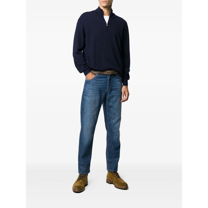 Brunello Cucinelli Blue Sweaters & Knitwear - Jumpers Men