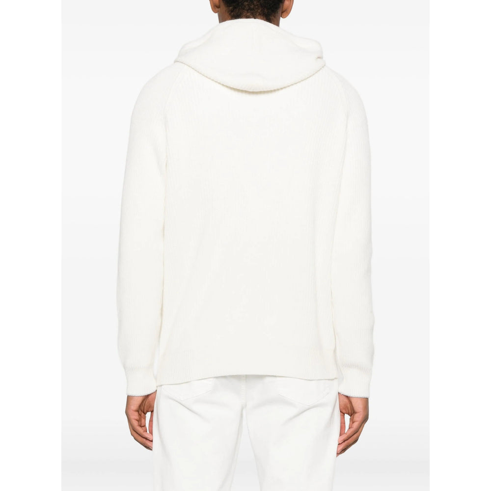 Brunello Cucinelli White Sweaters & Knitwear - Cardigans Men
