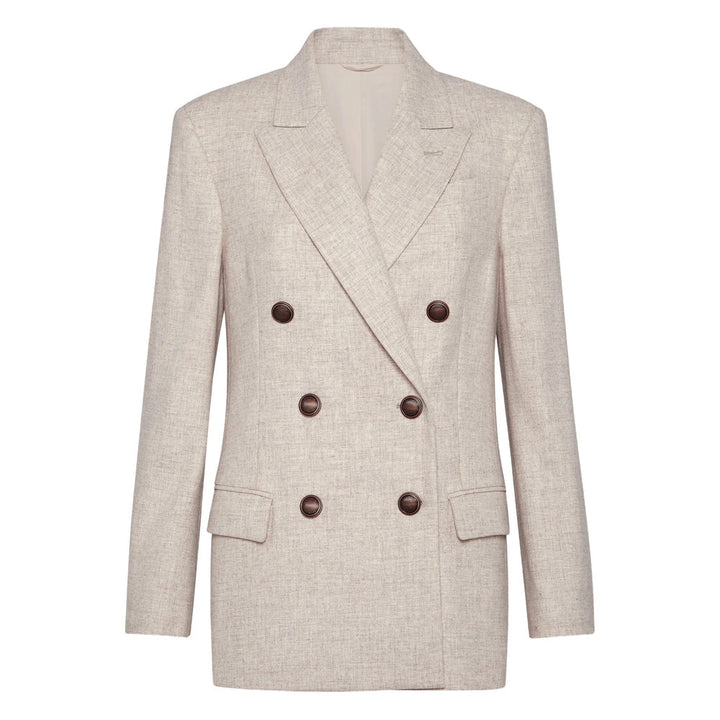 Brunello Cucinelli Neutrals Jackets - Blazers Women