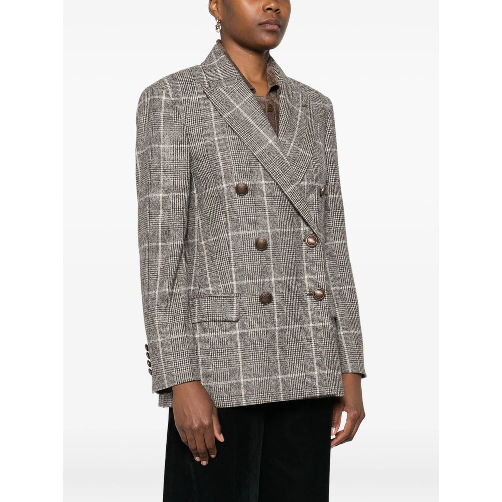 Brunello Cucinelli Brown Jackets - Blazers Women