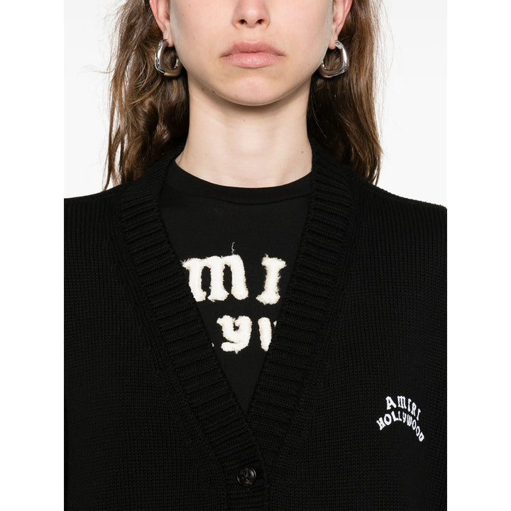 Amiri Black Knitwear - Cardigans Women