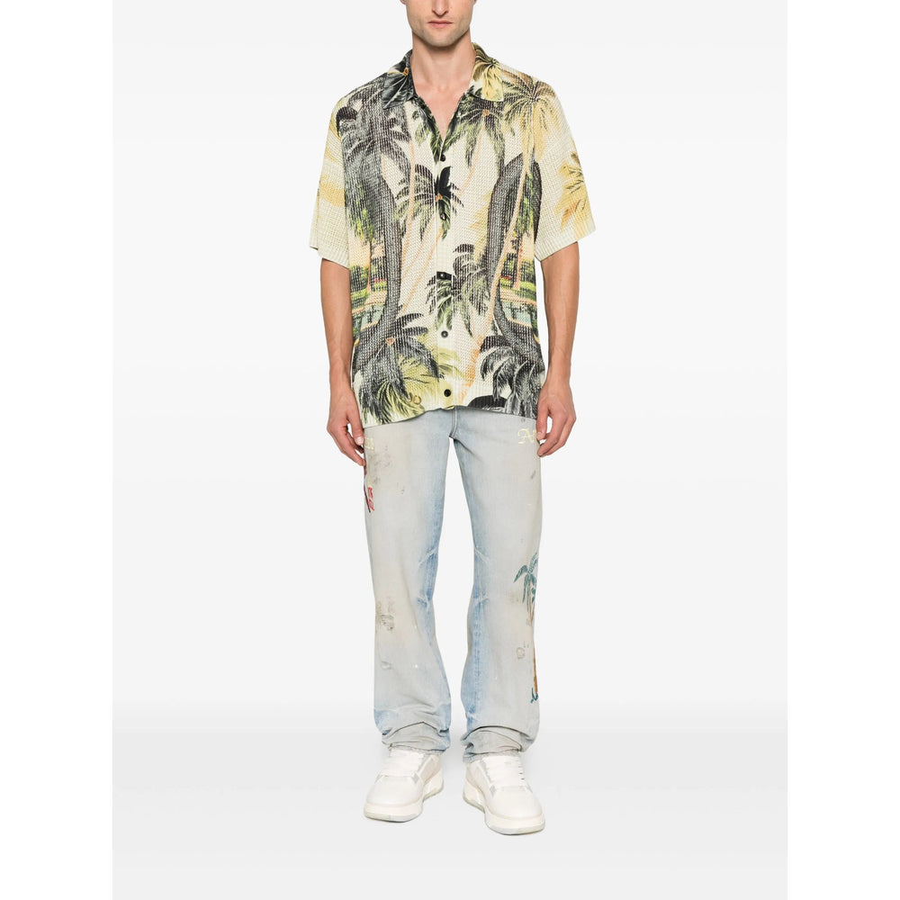 Amiri Green Shirts Men
