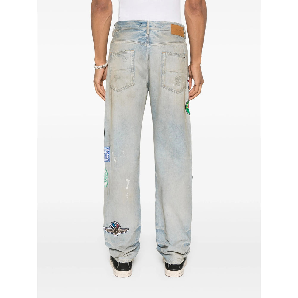 Amiri Blue Denim - Regular & Straight-Leg Jeans Men
