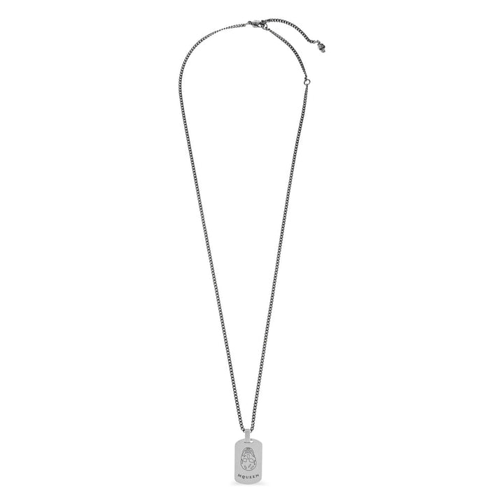 Alexander Mcqueen Silver Necklaces Men