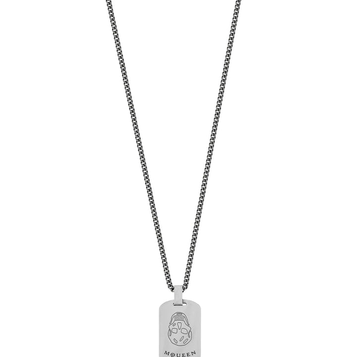 Alexander Mcqueen Silver Necklaces Men