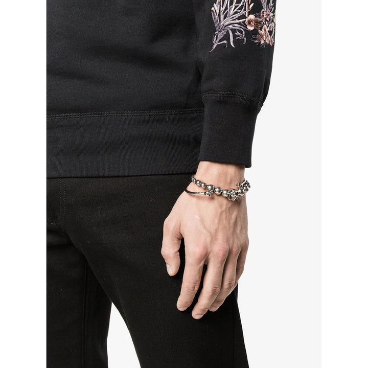 Alexander Mcqueen Metallic Bracelets Men