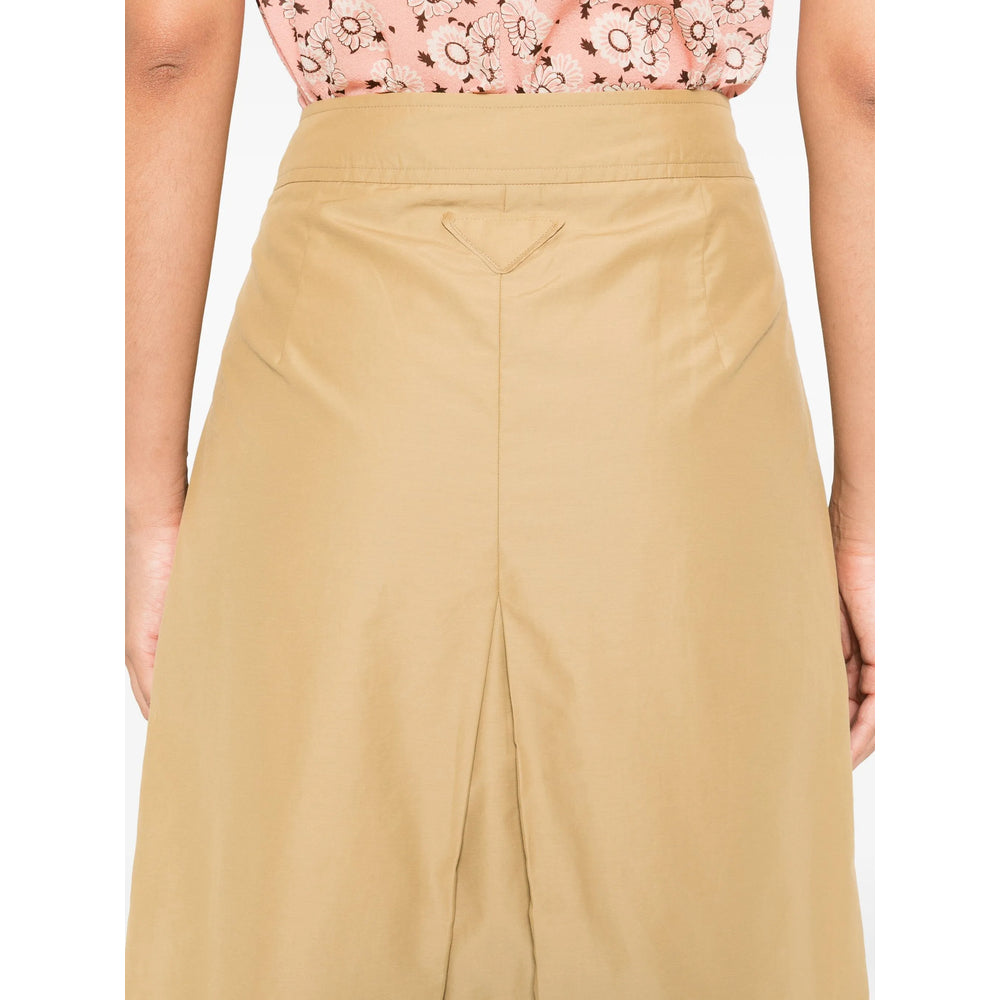 Prada Neutrals Skirts - Pleated Skirts Women