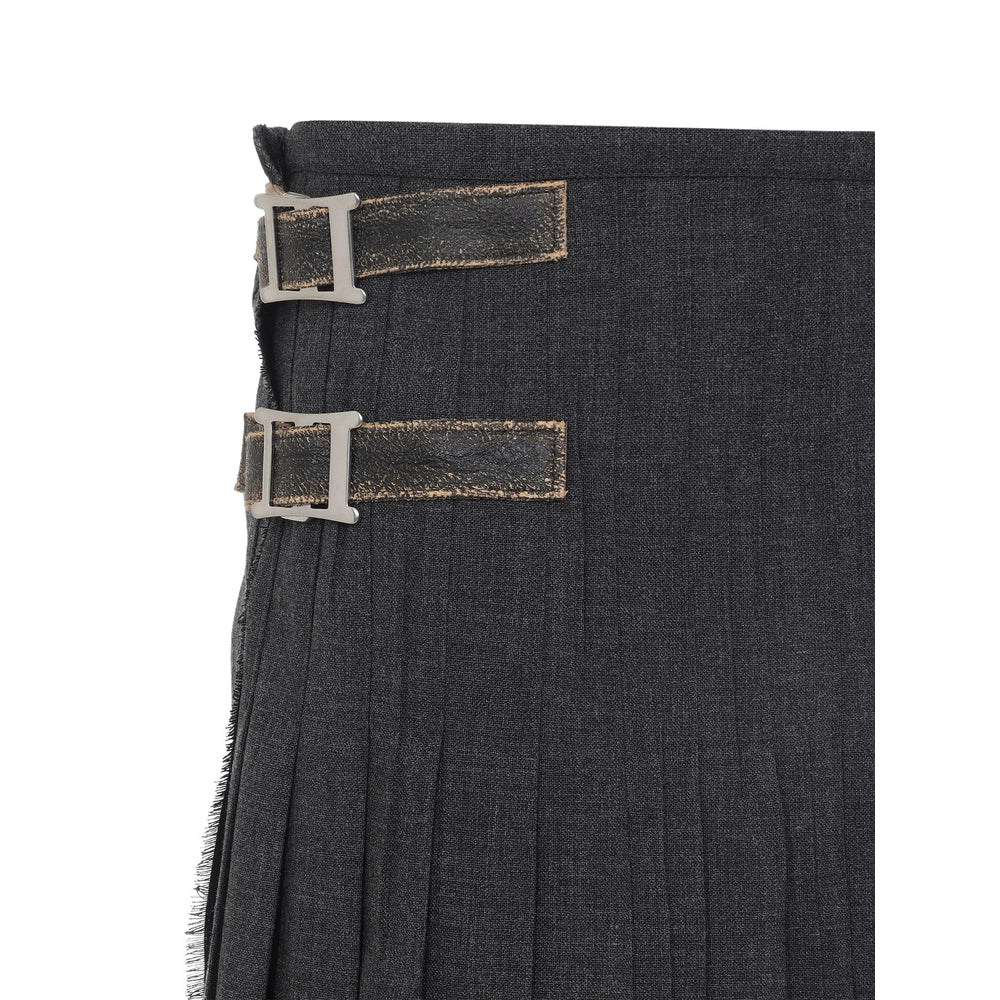 Prada Grey Skirts - A-Line Skirts Women
