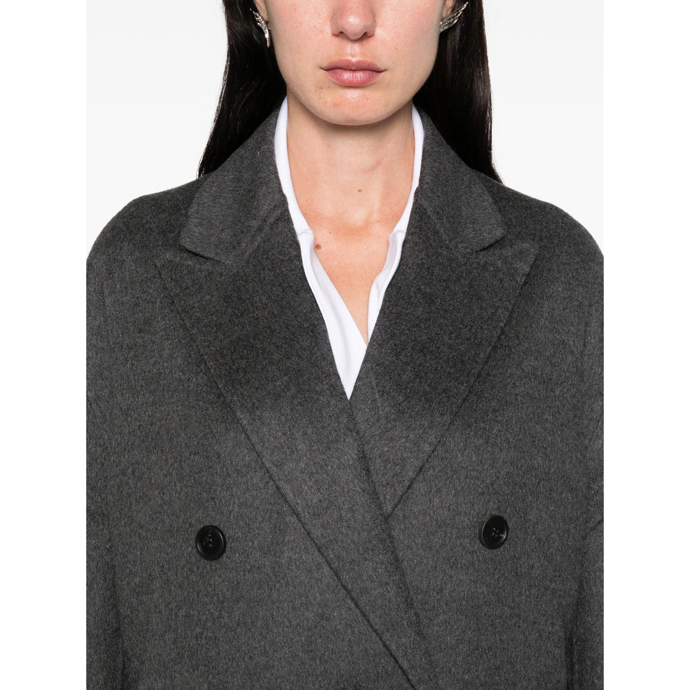 Prada Black Coats - Double Breasted & Peacoats Women
