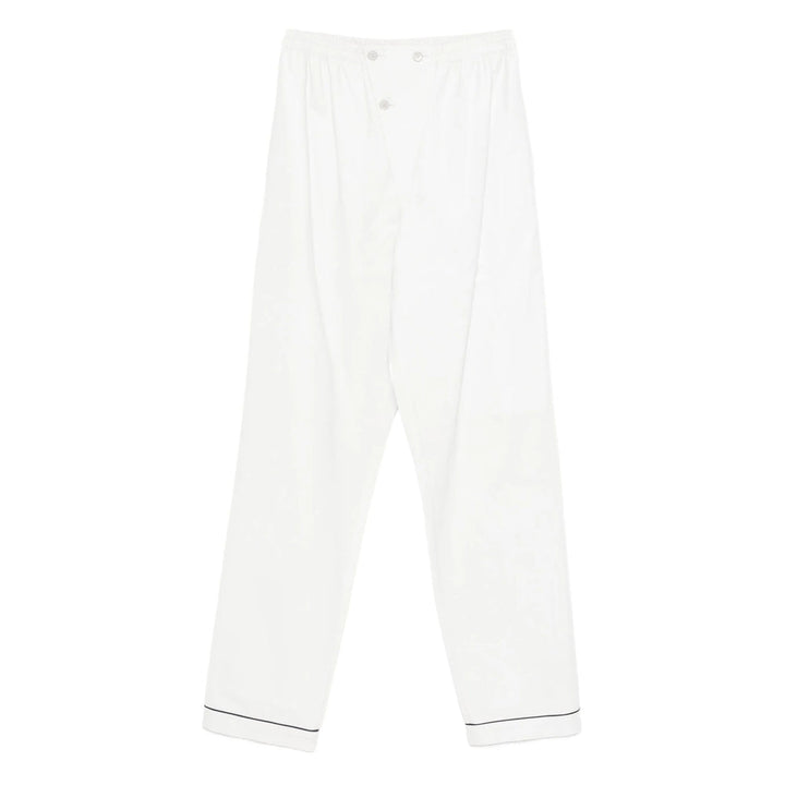 Prada White Trousers - Straight Trousers Women