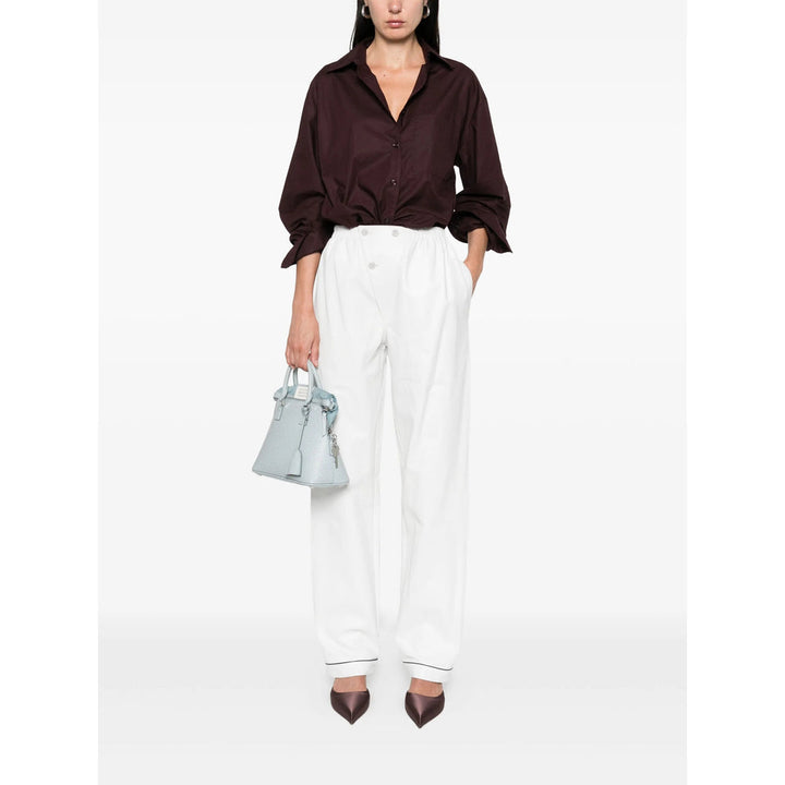 Prada White Trousers - Straight Trousers Women