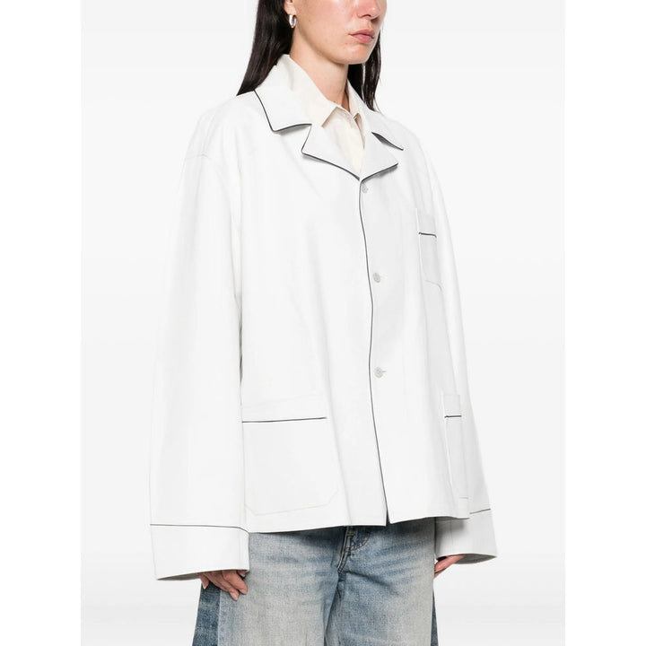 Prada White Jackets - Oversized Jackets Women