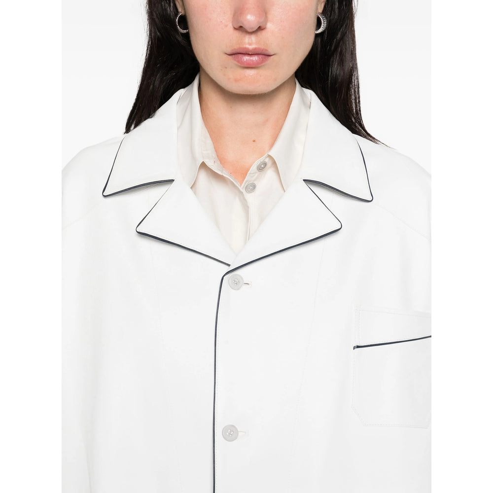 Prada White Jackets - Oversized Jackets Women