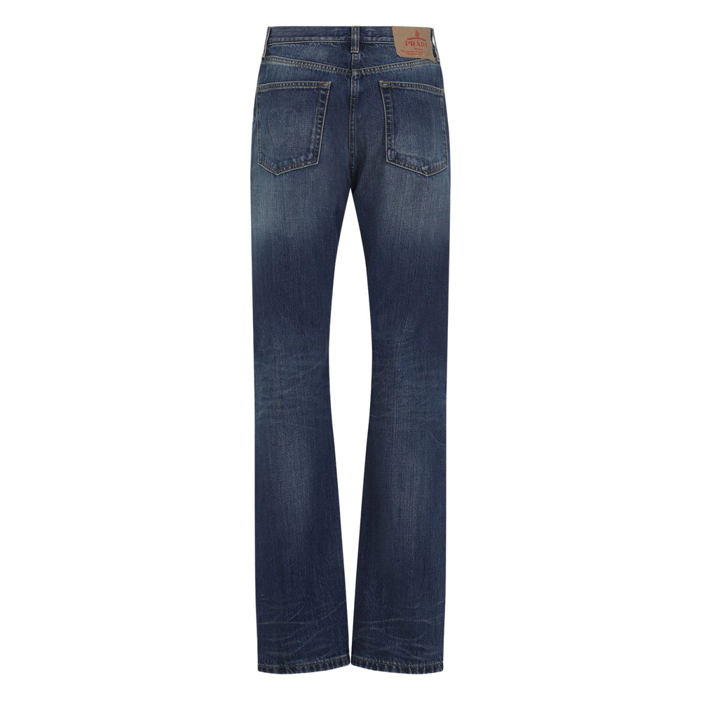 Prada Blue Denim - Straight-Leg Jeans Women