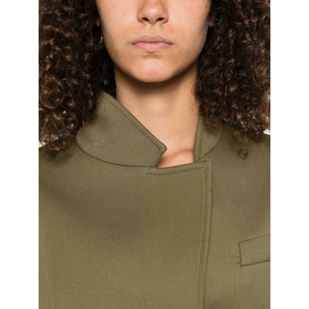 The Attico Green Jackets - Blazers Women