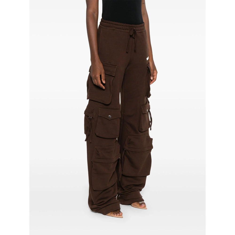 The Attico Brown Trousers - Straight Trousers Women
