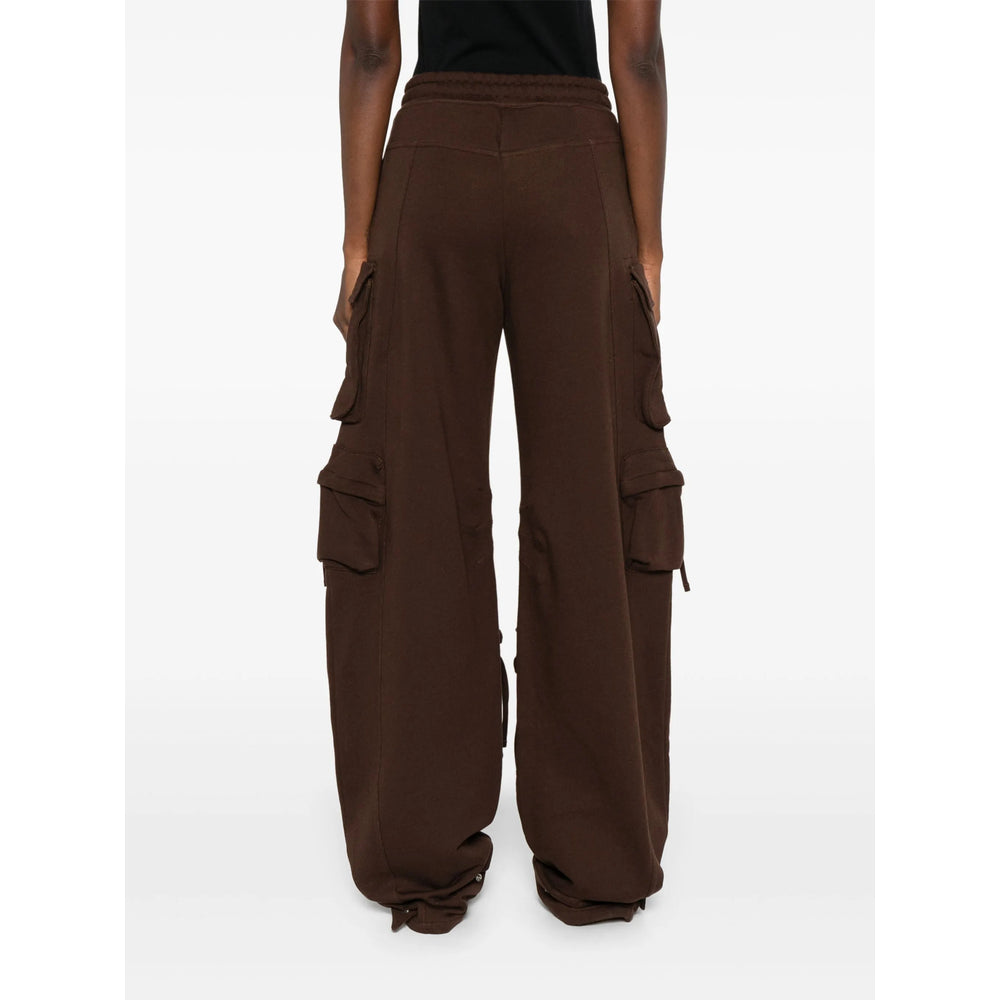 The Attico Brown Trousers - Straight Trousers Women