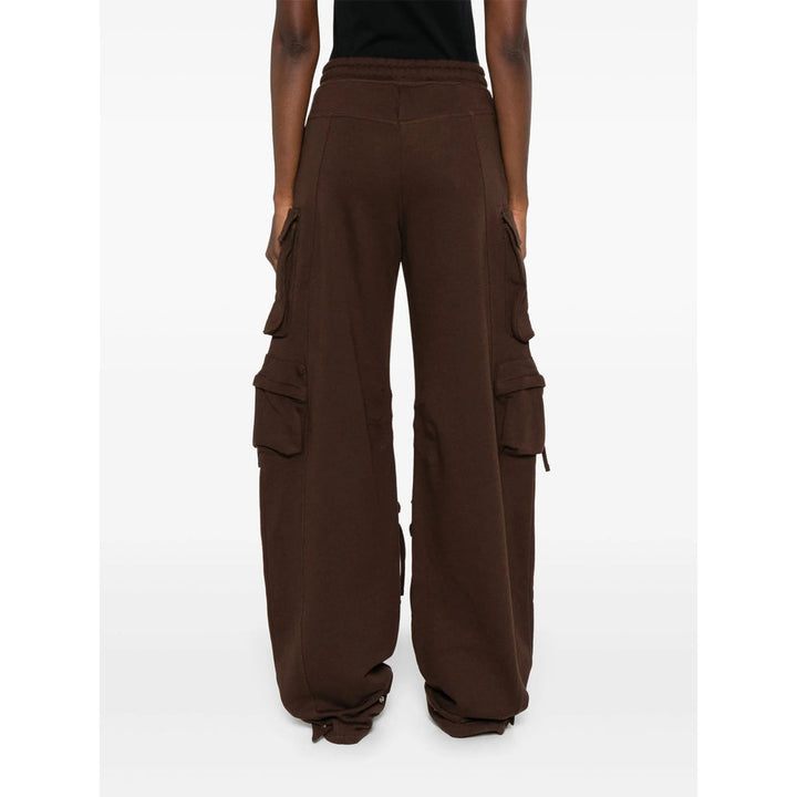 The Attico Brown Trousers - Straight Trousers Women