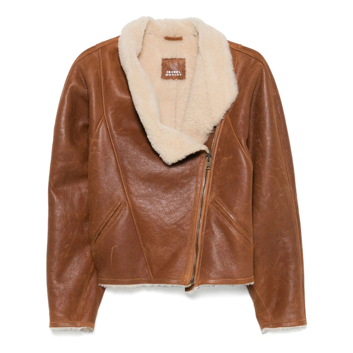 Isabel Marant Brown Jackets - Faux Fur & Shearling Jackets Women