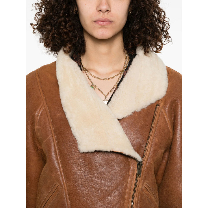 Isabel Marant Brown Jackets - Faux Fur & Shearling Jackets Women