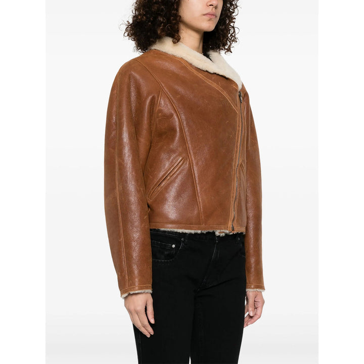 Isabel Marant Brown Jackets - Faux Fur & Shearling Jackets Women