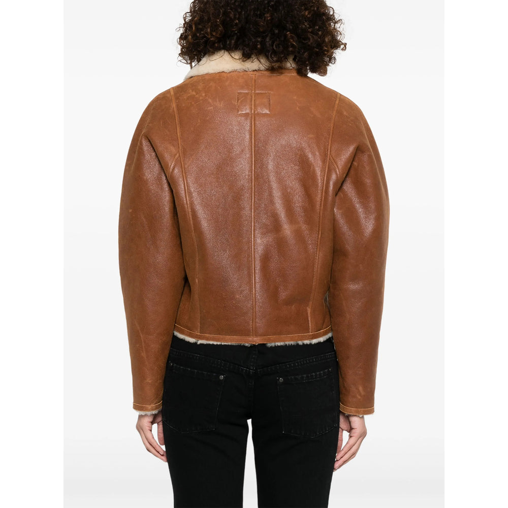 Isabel Marant Brown Jackets - Faux Fur & Shearling Jackets Women