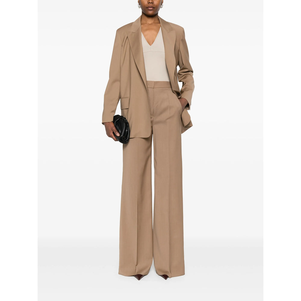 Max Mara Brown Trousers - High-Waisted Trousers Women