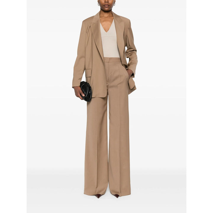 Max Mara Brown Trousers - High-Waisted Trousers Women