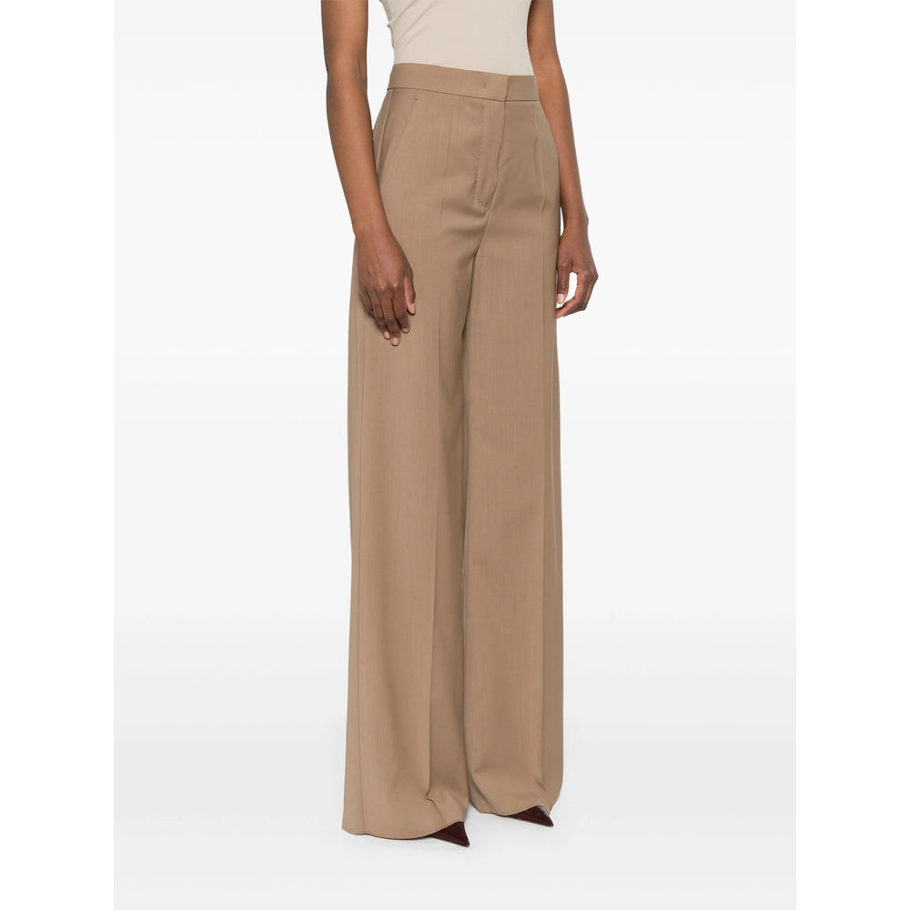 Max Mara Brown Trousers - High-Waisted Trousers Women