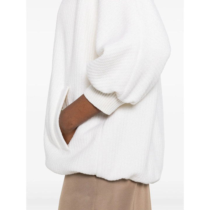 Max Mara White Knitwear - Cardigans Women