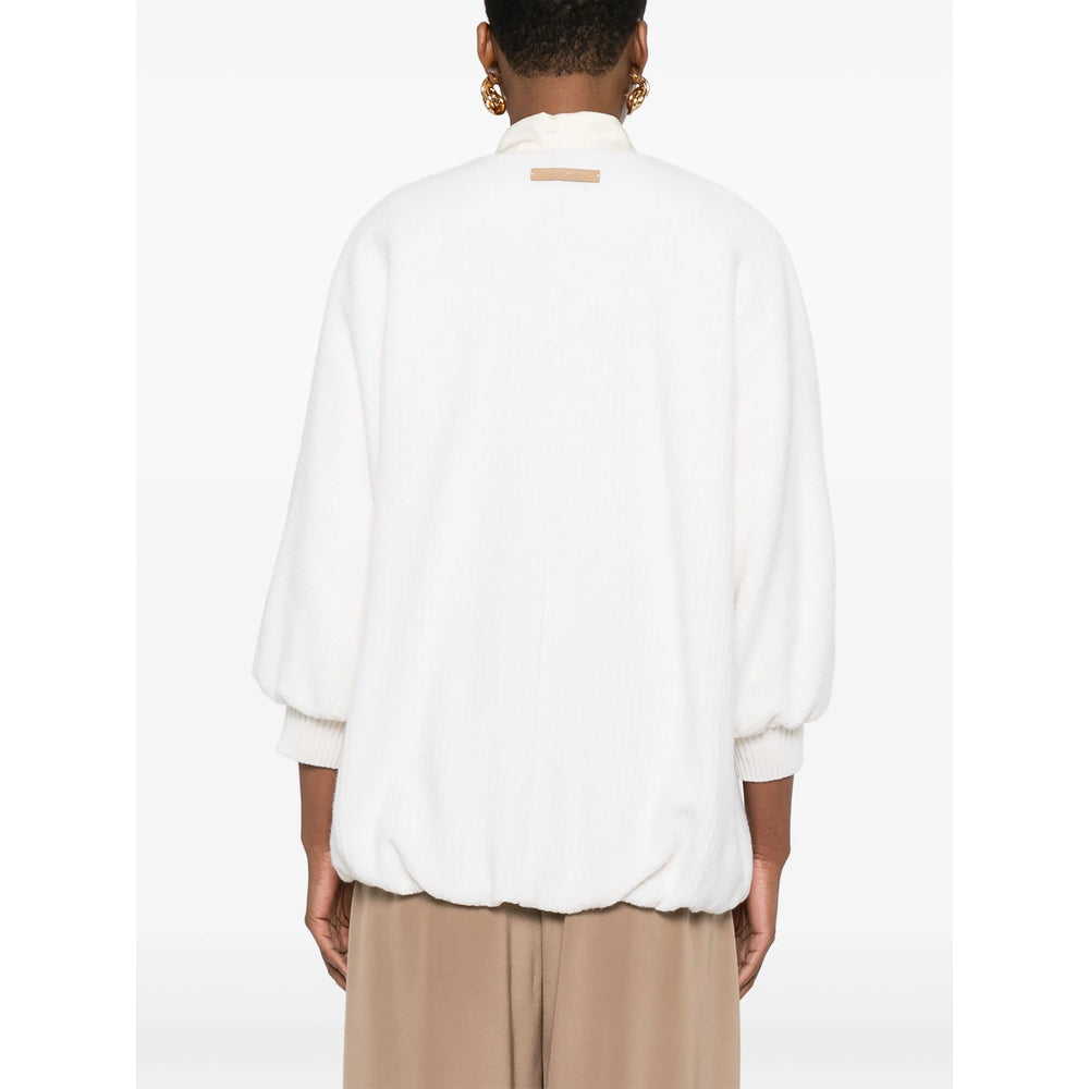 Max Mara White Knitwear - Cardigans Women