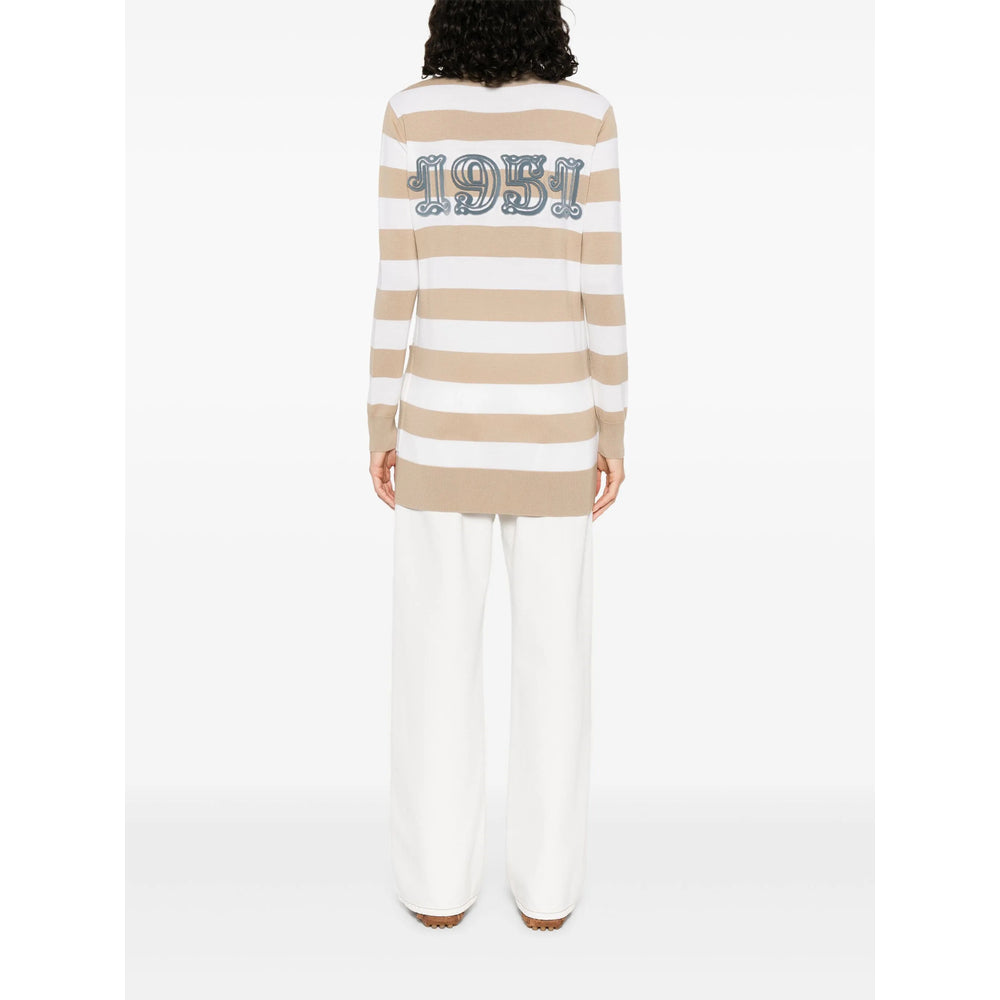 Max Mara White Knitwear - Cardigans Women