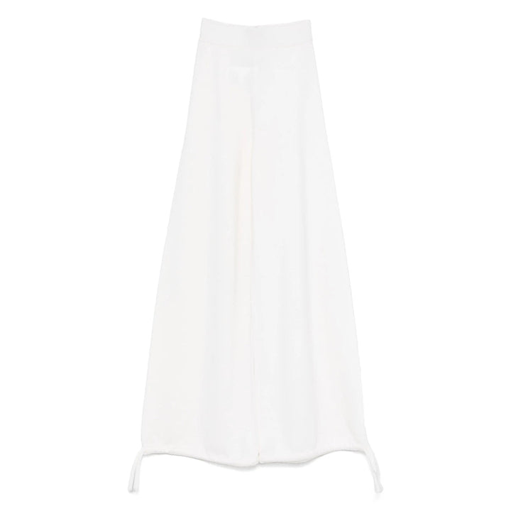 Max Mara White Trousers - Straight Trousers Women