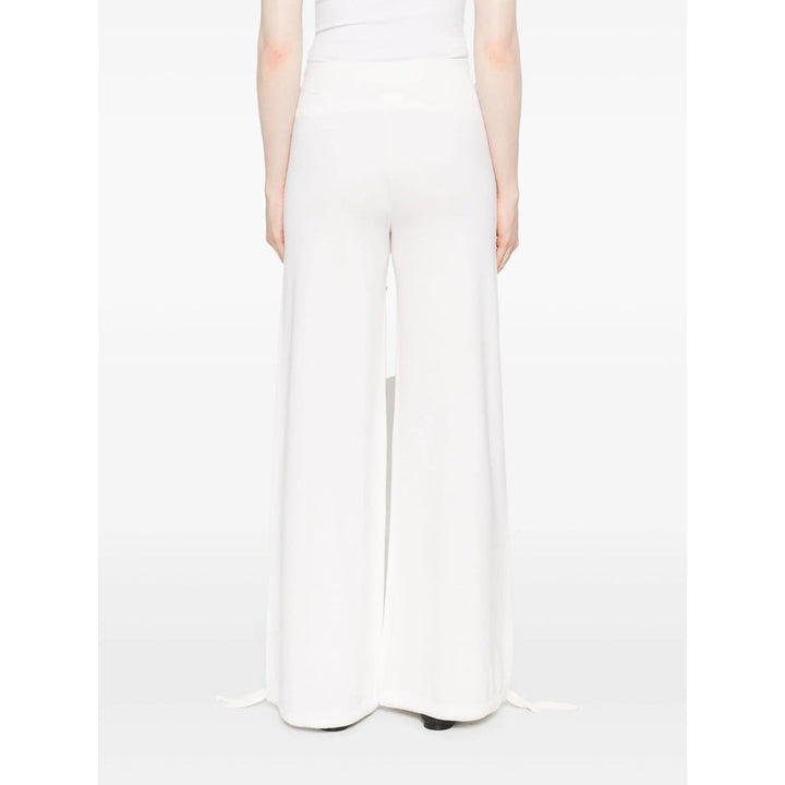 Max Mara White Trousers - Straight Trousers Women
