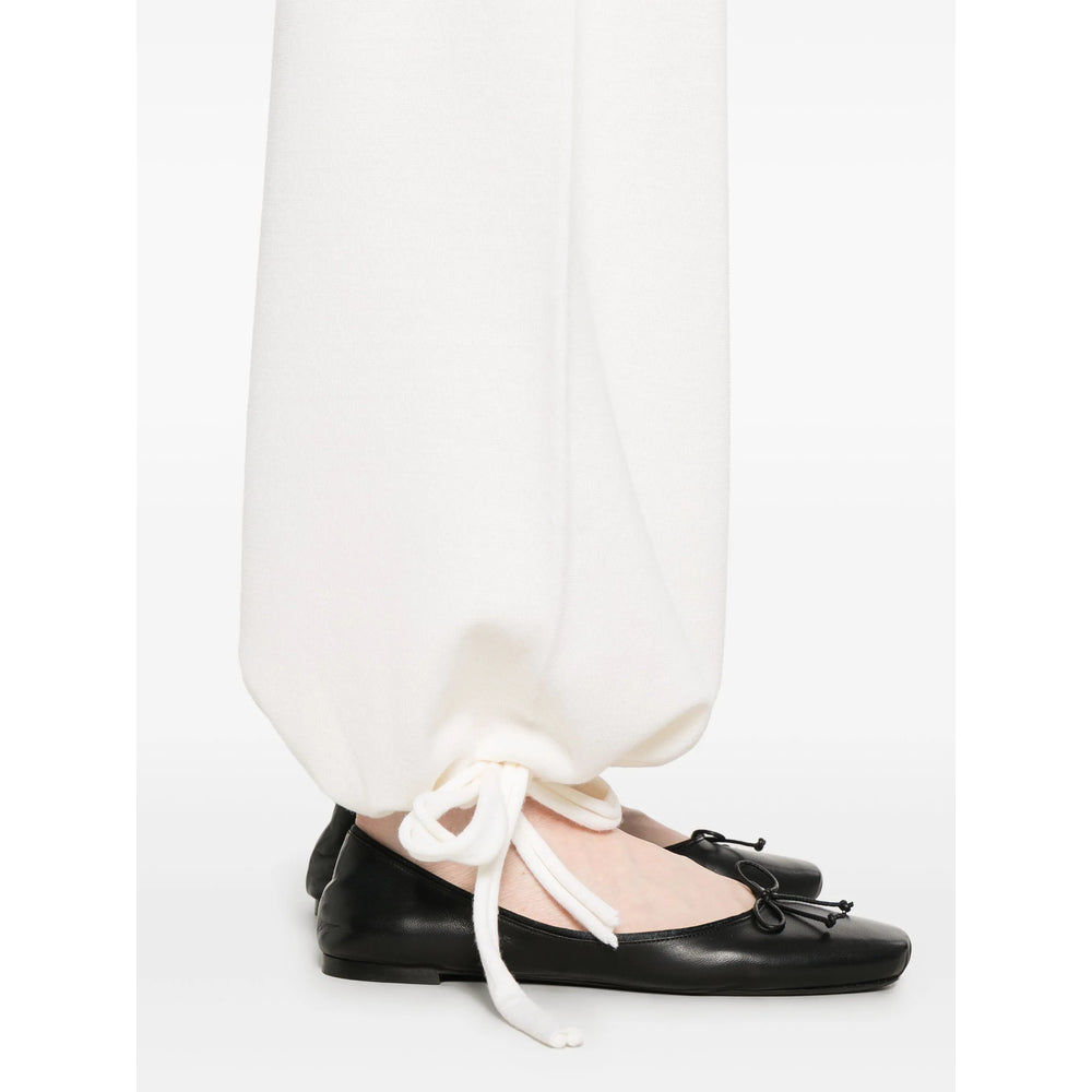 Max Mara White Trousers - Straight Trousers Women